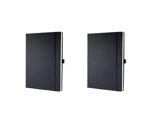 Sigel CO111 Premium Notebook squared, A4, hardcover, black - Conceptum (Pack of