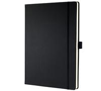 SIGEL CO115 Premium Notebook squaRed, A4+, hardcover, Black - Conceptum