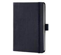 SIGEL CO131 Premium Notebook squaRed, A6, hardcover, Black - Conceptum black squ