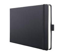 SIGEL CO201 Notebook Conceptum - ca. A5 landscape - blank - black - hardcover - 132 p. - FSC-certified