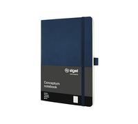 CO326 Premium Notebook squaRed, A5, softcover, Blue - Conceptum