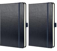 Sigel CO405 Conceptum Notebook, Lined, Approx. A5, Grey, hardcover, 194 Pages (Pack of 2)