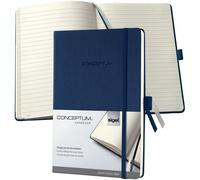 SIGEL CO657 Premium Notebook lined, A5, hardcover, Blue - Conceptum Midnight Blu