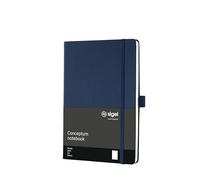 Sigel CO685 Notebook Conceptum - approx. A5 - blank - dark blue - hardcover - 194 p. - PEFC-certified