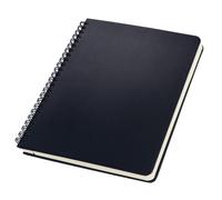 SIGEL CO822 Spiral Notepad, approx. A5, squaRed, hardcover, Black - Conceptum Ap