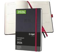 Sigel CO825 Spiral notepad Conceptum - approx. A4 - lined - dark blue - hardcover - 160 p. - PEFC-certified