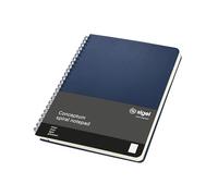 Sigel CO827 Spiral notepad Conceptum - A5 - lined - dark blue - hardcover - 160 p. - PEFC-certified