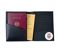 SIGEL CO903 Travel Document Organiser, vaccination card cover, RFID-blocking foil, black - Conceptum