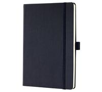 SIGEL CO122 Premium Notebook lined, A5, hardcover, Black - Conceptum black lined