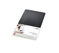 SIGEL CO863 Journal, approx. A5, lined, softcover, Black - Conceptum
