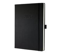 Sigel Conceptum Diary 2026 A4+ Week to View Vertical Black