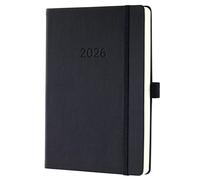 Sigel Conceptum Diary 2026 A5 Day Per Page Hardcover Black - C2610
