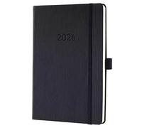 Sigel Conceptum Diary 2026 A5 Week to View and Notes Black