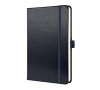 Sigel Conceptum Notebook A5 148x213x20mm Hardcover Softwave Surface 194 80gsm Ruled Pages With Pen Loop & Elastic Fastener Grey Metallic - CO405