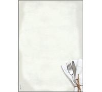 SIGEL DP125 Motif paper "Menu Meals", A4, 90 gsm, 50 sheets