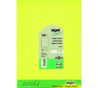 Sigel Design Paper - Gradient Yellow/Green - Dp364 - A4, 80g, 100 sheets