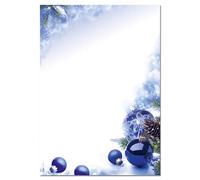 Sigel Greeting Card A4 90 gsm Blue Harmony 100 Sheets
