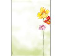 SIGEL DP123 Writing paper "Spring Flowers", A4, 90 gsm, 50 sheets 50 sheets spri