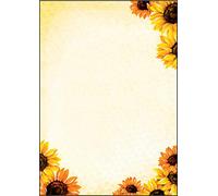 SIGEL DP129 Writing paper "Field of Sun", A4, 90 gsm, 50 sheets