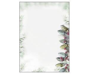 SIGEL DP177 Christmas writing paper "Christmas Garland", A4, 90 gsm, 100 sheets