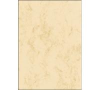 Sigel DP181 Marbled Writing Paper A4 beige, 90 gsm double sided (25 sheets)
