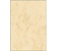 SIGEL DP397 Marbled Writing Paper, A4, 200 gsm double sided, Beige, 50 sheets