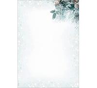 SIGEL DP424 Christmas Motif Papers "Eucalyptus magic", 90 gsm, A4, 100 sheets