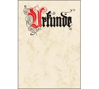 SIGEL DP548 Blank Certificate Calligraphy 185 g DIN A4 12 Sheets