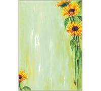 SIGEL DP694 Writing paper "Sunflower", A4, 90 gsm, 100 sheets