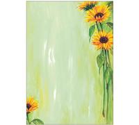 SIGEL DP694 Writing paper "Sunflower", A4, 90 gsm, 100 sheets
