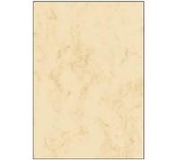SIGEL DP907 Marbled Writing Paper, A5, 90 gsm double sided, Beige, 100 sheets