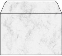 SIGEL DU009 Marbled envelopes, C6, 90 gsm, Grey, 25 Pieces