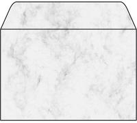 SIGEL DU009 Marbled envelopes, C6, 90 gsm, Grey, 25 Pieces C6 Marble Grey