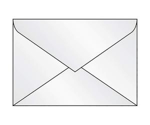 SIGEL DU030 Enveloppes, C6, 100 gsm, transparent, 25 Pieces