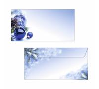Sigel Christmas Envelopes Blue Harmony C5/6 90 gsm White, Blue Pack of 50