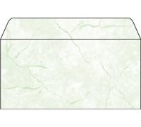 SIGEL DU187 TextuRed envelopes, DL, 90 gsm, granite Green, 50 Pieces