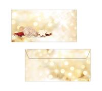 SIGEL DU221 Christmas envelopes "Cinnamon Stars", DL, without window, 90 gsm, 25