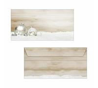 SIGEL DU427 Christmas envelopes "Cozy Christmas", gummed, DL, 50 Pieces