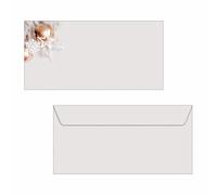 SIGEL DU429 Christmas envelopes "Christmas in rose gold", gummed, DL, 50 Pieces