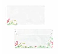 SIGEL DU608 Christmas envelopes "Christmas Magic Watercolor" - Grey - gummed - DL - 25 envelopes