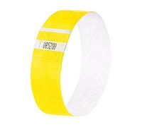 SIGEL EB223 Event Wristband, Soft, 25.5 x 2.5 cm, neon Yellow, 520 Pieces