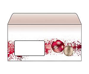 Sigel Envelopes 11 x 22 cm Brown, Red Pack of 50