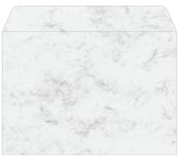 SIGEL DU202 Marbled envelopes, C5, 90 gsm, Grey, 25 Pieces
