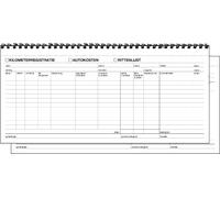 Sigel Expres 30205 Kilometer Egistratie/Auto, Spiral Binding, SD Paper 29,7x14 cm