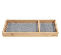 SIGEL Eyestyle Accessory Tray 24.50 x 2.50 cm | SA205, bamboo, beige/light gray/black