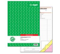 Sigel Forms - Delivery Notes De A4 Carbonless Copying, 3 x 40 Sheets Pack of 1