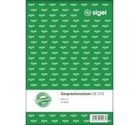 SIGEL GE515 Conversation Notes A5 50 Sheets