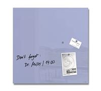 SIGEL GL119 Artverum Magnetic Glass Board, lavender, 48 x 48 cm, safety Glass