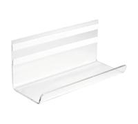 SIGEL GL199 Pen Tray, with adhesive strip, 17 cm, clear, acrylic