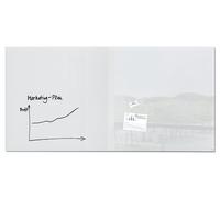 Artverum Magnetic Glass Drywipe Board Super White 2000x1000 - GL225
